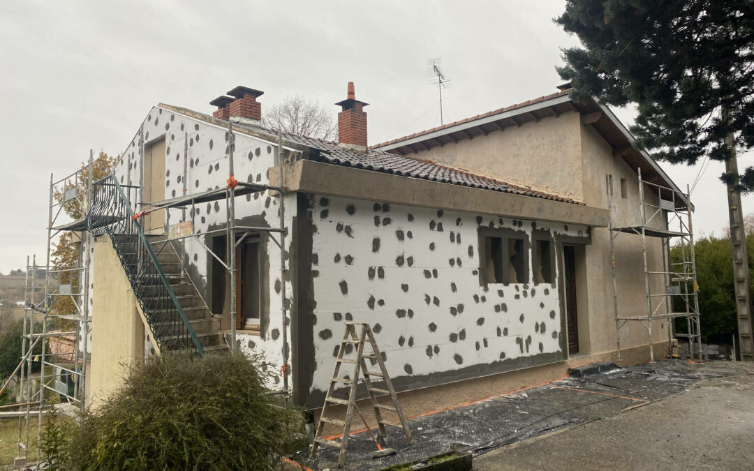 Rouffiac, isolation thermique par l’extérieur